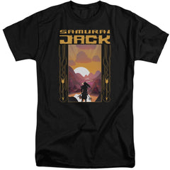 Samurai Jack Sunrise Men's 18/1 Tall Cotton Short-Sleeve T-Shirt