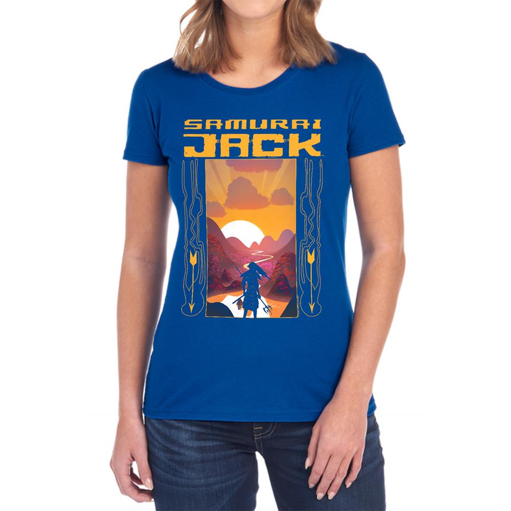 Samurai Jack Sunrise Women's 18/1 Cotton Short-Sleeve T-Shirt