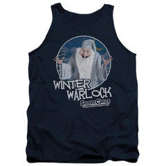 Santa Claus Is Comin To Town Winter Warlock Men's 18/1 Cotton Tank Top