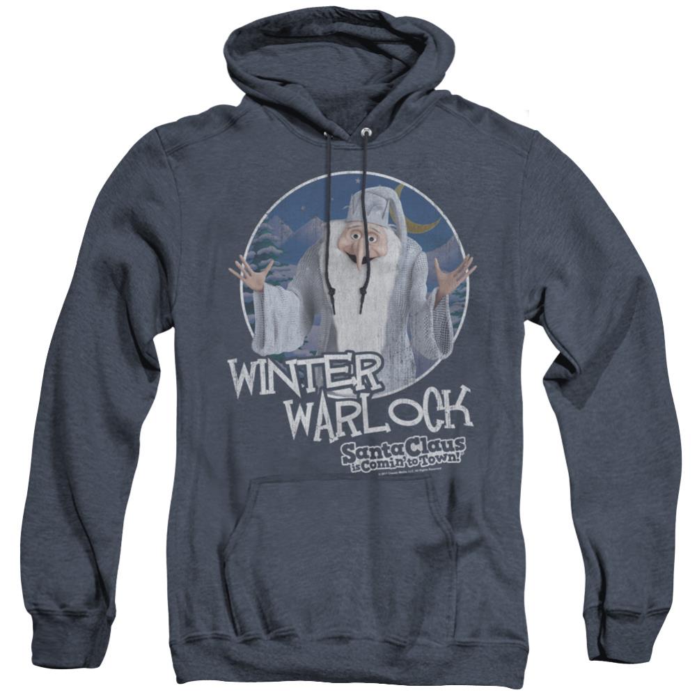 Santa Claus Is Comin To Town Winter Warlock Men's Pull-Over Hoodie