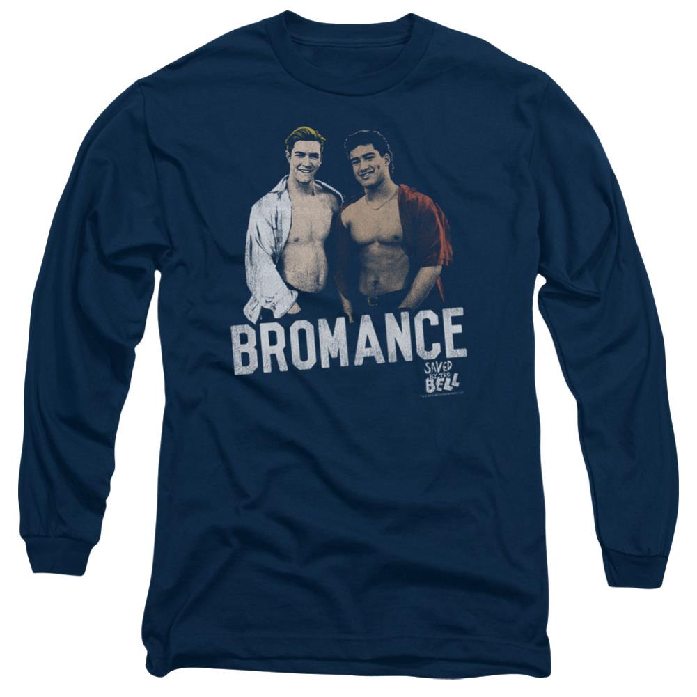 Saved By The Bell Bromance Men's 18/1 Cotton Long-Sleeve T-Shirt