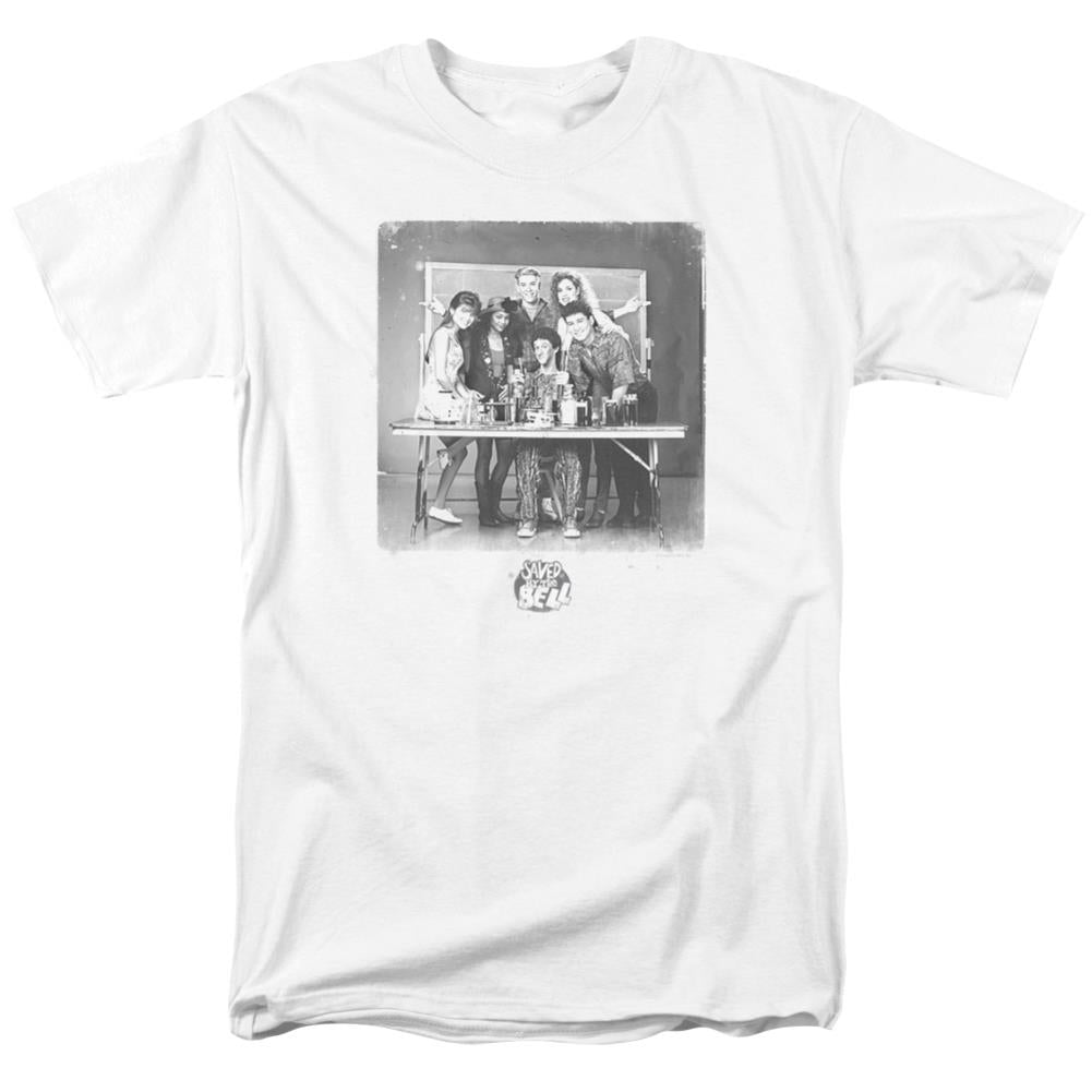 Saved By The Bell Class Photo Men's 18/1 Cotton Short-Sleeve T-Shirt