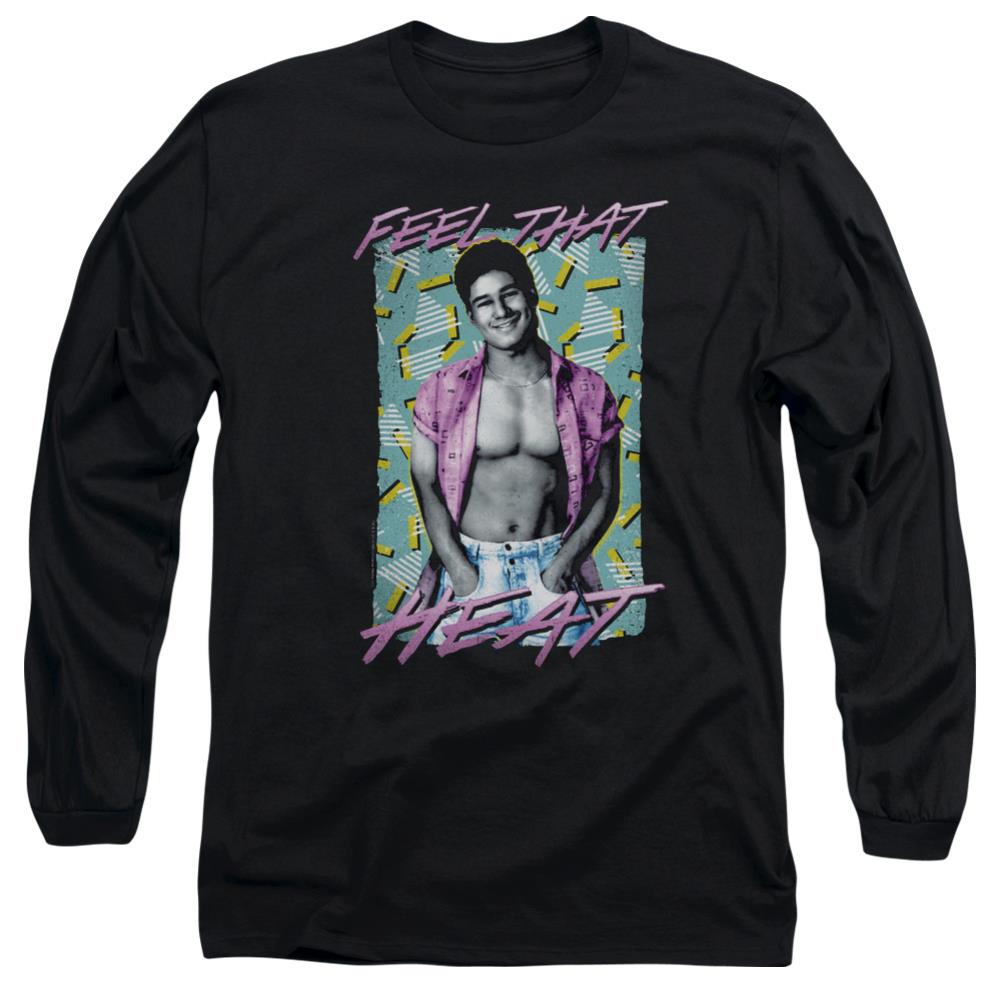 Saved By The Bell Heated Men's 18/1 Cotton Long-Sleeve T-Shirt