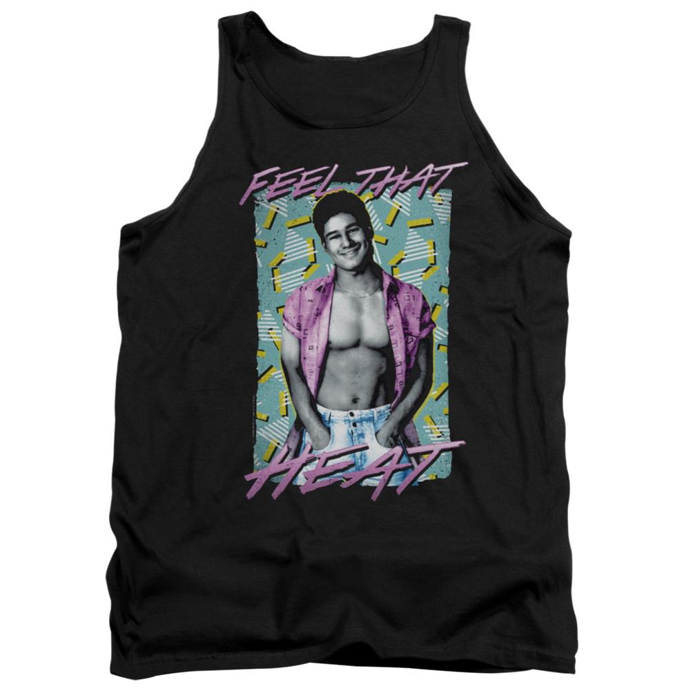 Saved By The Bell Heated Men's 18/1 Cotton Tank Top
