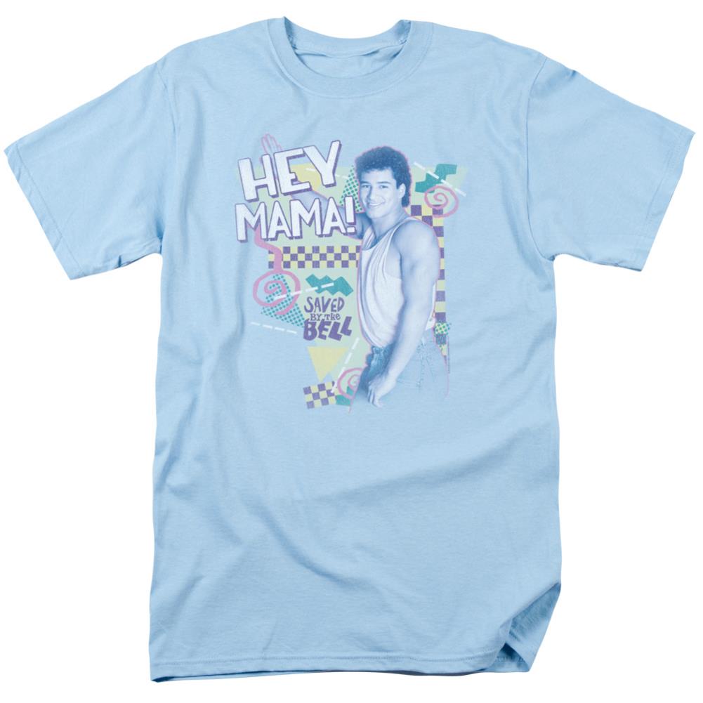 Saved By The Bell Hey Mama Men's 18/1 Cotton Short-Sleeve T-Shirt