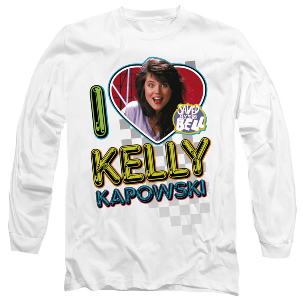 Saved By The Bell I Love Kelly Men's 18/1 Cotton Long-Sleeve T-Shirt