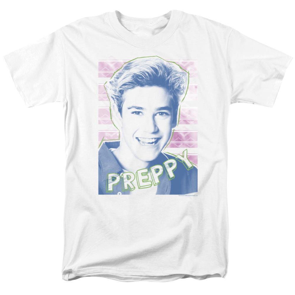 Saved By The Bell Preppy Men's 18/1 Cotton Short-Sleeve T-Shirt