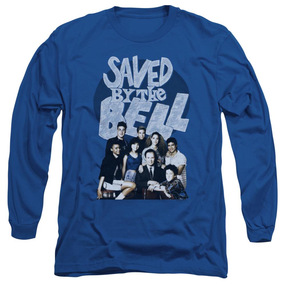 Saved By The Bell Retro Cast Men's 18/1 Cotton Long-Sleeve T-Shirt