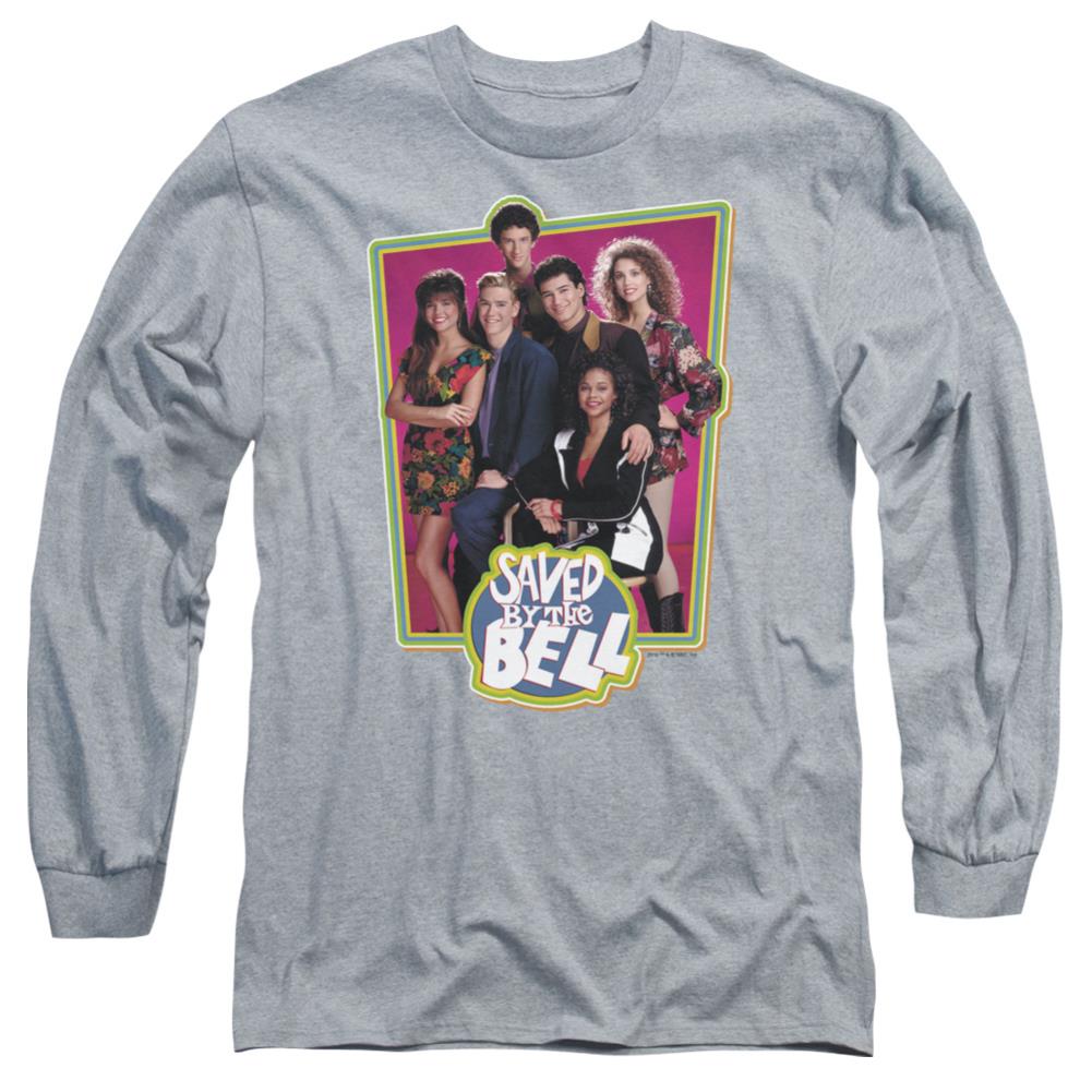 Saved By The Bell Saved Cast Men's 18/1 Cotton Long-Sleeve T-Shirt