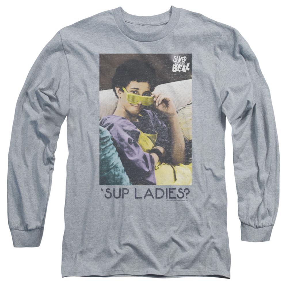 Saved By The Bell Sup Ladies Men's 18/1 Cotton Long-Sleeve T-Shirt