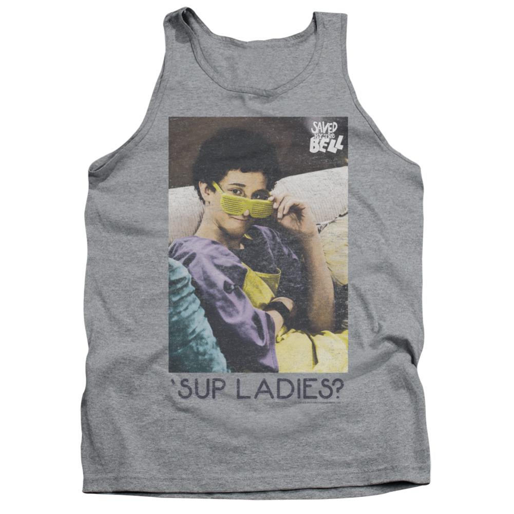 Saved By The Bell Sup Ladies Men's 18/1 Cotton Tank Top