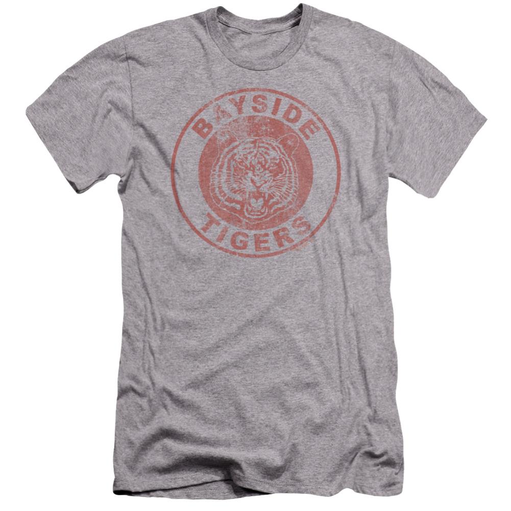 Saved By The Bell Tigers Men's Ultra-Soft 30/1 Cotton Slim Short-Sleeve T-Shirt