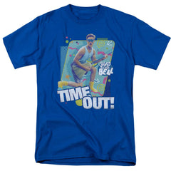 Saved By The Bell Time Out Men's 18/1 Cotton Short-Sleeve T-Shirt