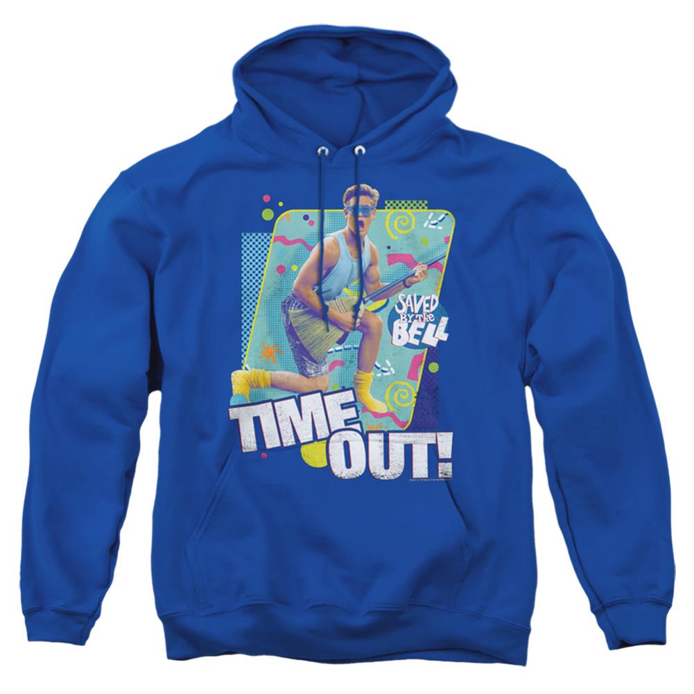 Saved By The Bell Time Out Men's Pull-Over 75 25 Poly Hoodie
