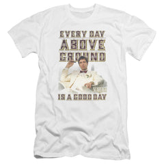 Scarface Above Ground Men's Ultra-Soft 30/1 Cotton Slim Short-Sleeve T-Shirt