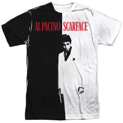 Scarface Big Poster Men's Regular Fit Polyester Short-Sleeve T-Shirt