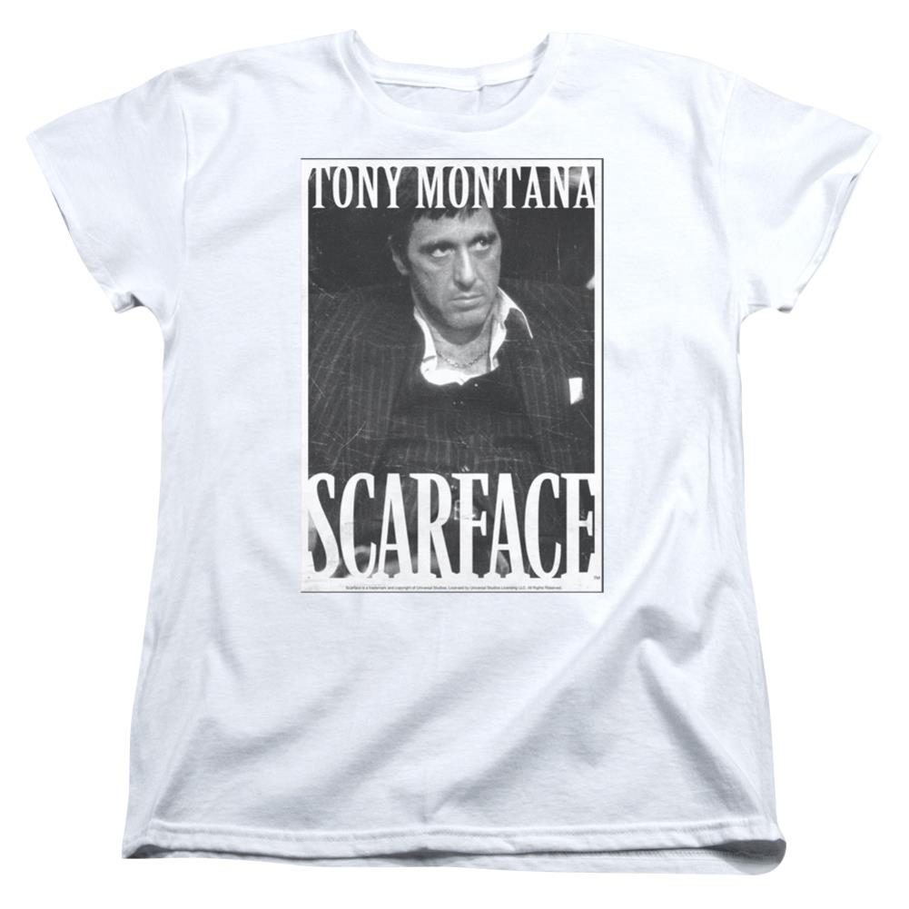 Scarface Business Face Women's 18/1 Cotton Short-Sleeve T-Shirt