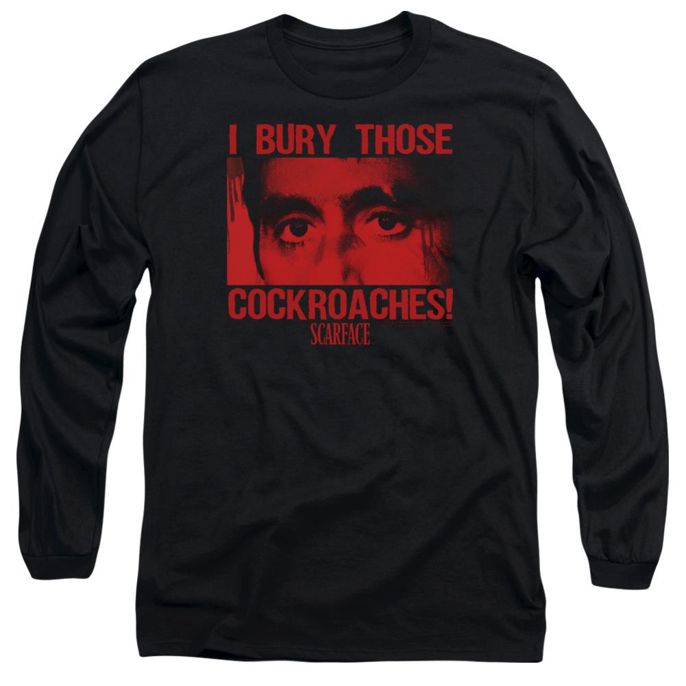 Scarface Cockroaches Men's 18/1 Cotton Long-Sleeve T-Shirt