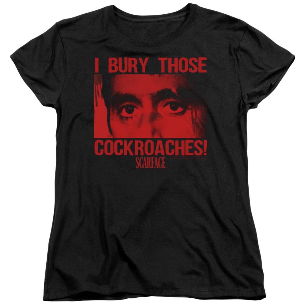 Scarface Cockroaches Women's 18/1 Cotton Short-Sleeve T-Shirt