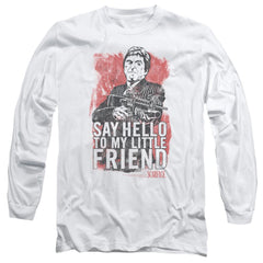 Scarface Little Friend Men's 18/1 Cotton Long-Sleeve T-Shirt
