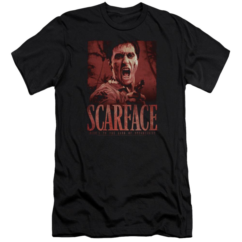 Scarface Opportunity Men's Ultra-Soft 30/1 Cotton Slim Short-Sleeve T-Shirt