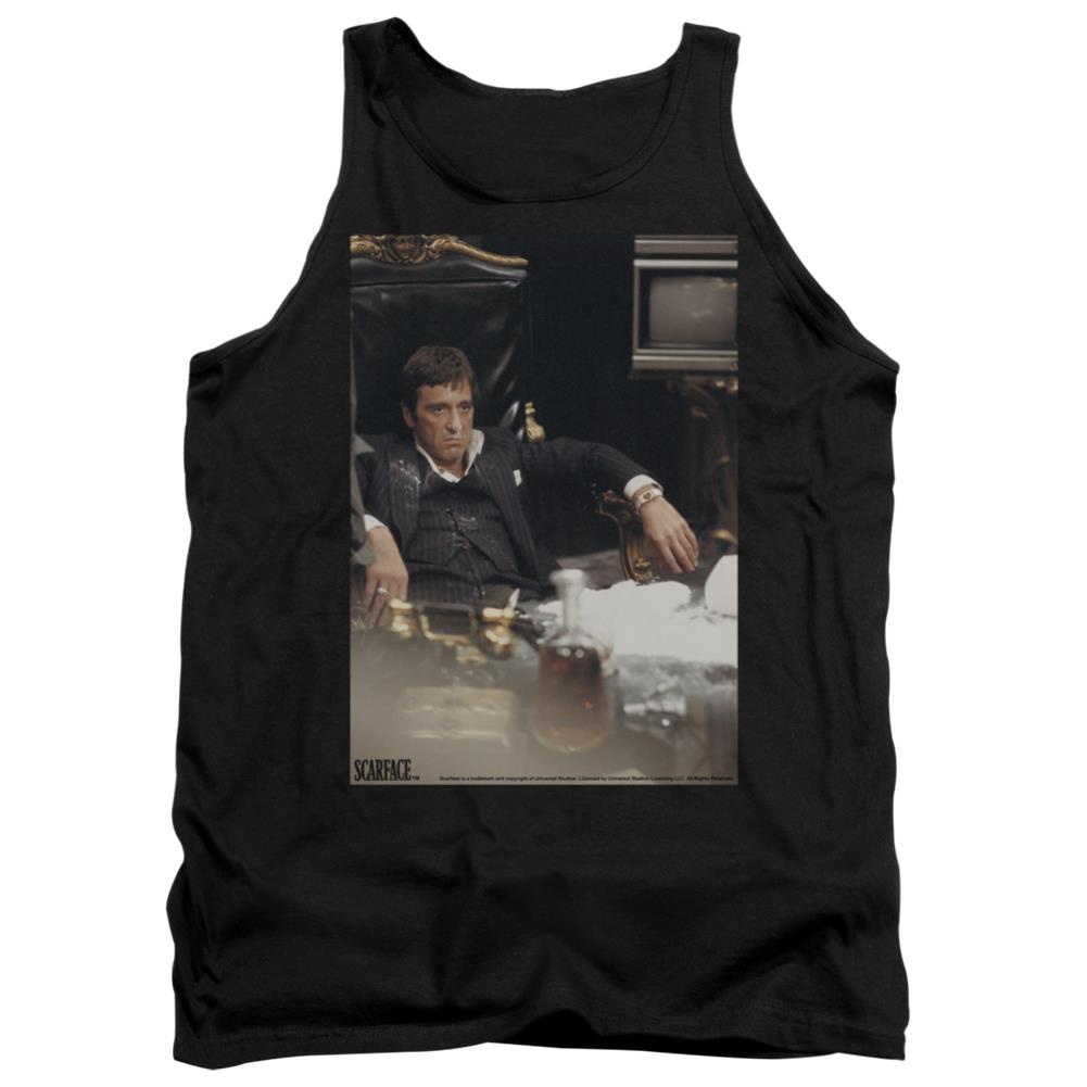 Scarface Sit Back Men's 18/1 Cotton Tank Top