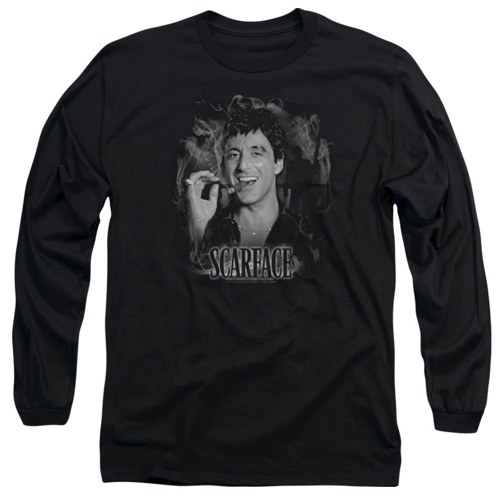 Scarface Smokey Scar Men's 18/1 Cotton Long-Sleeve T-Shirt