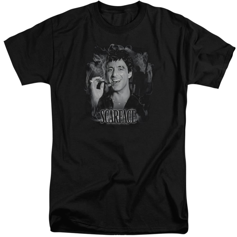 Scarface Smokey Scar Men's 18/1 Tall Cotton Short-Sleeve T-Shirt