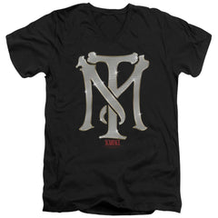 Scarface Tm Bling Men's 30/1 Cotton Slim V-Neck T-Shirt