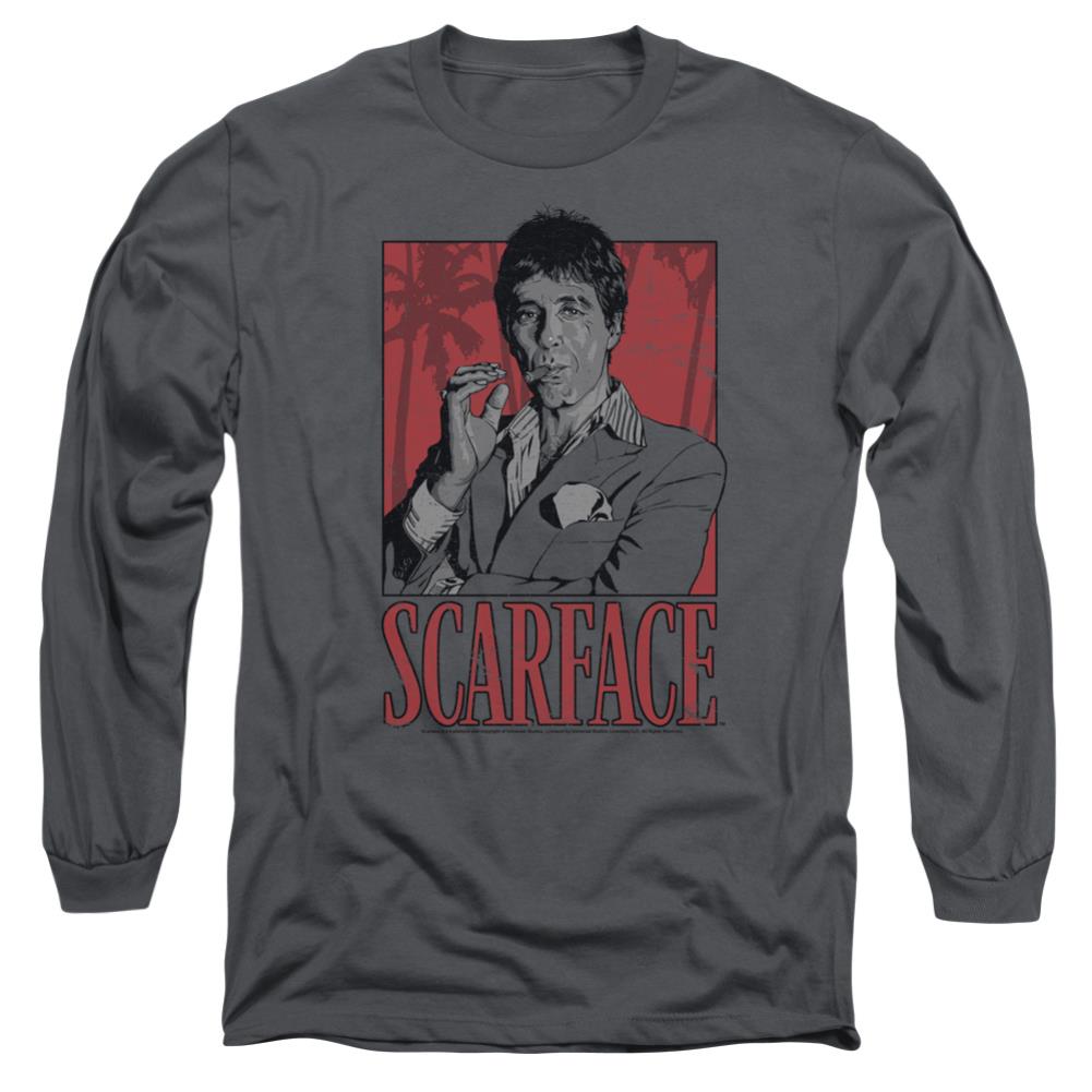 Scarface Tony Men's 18/1 Cotton Long-Sleeve T-Shirt
