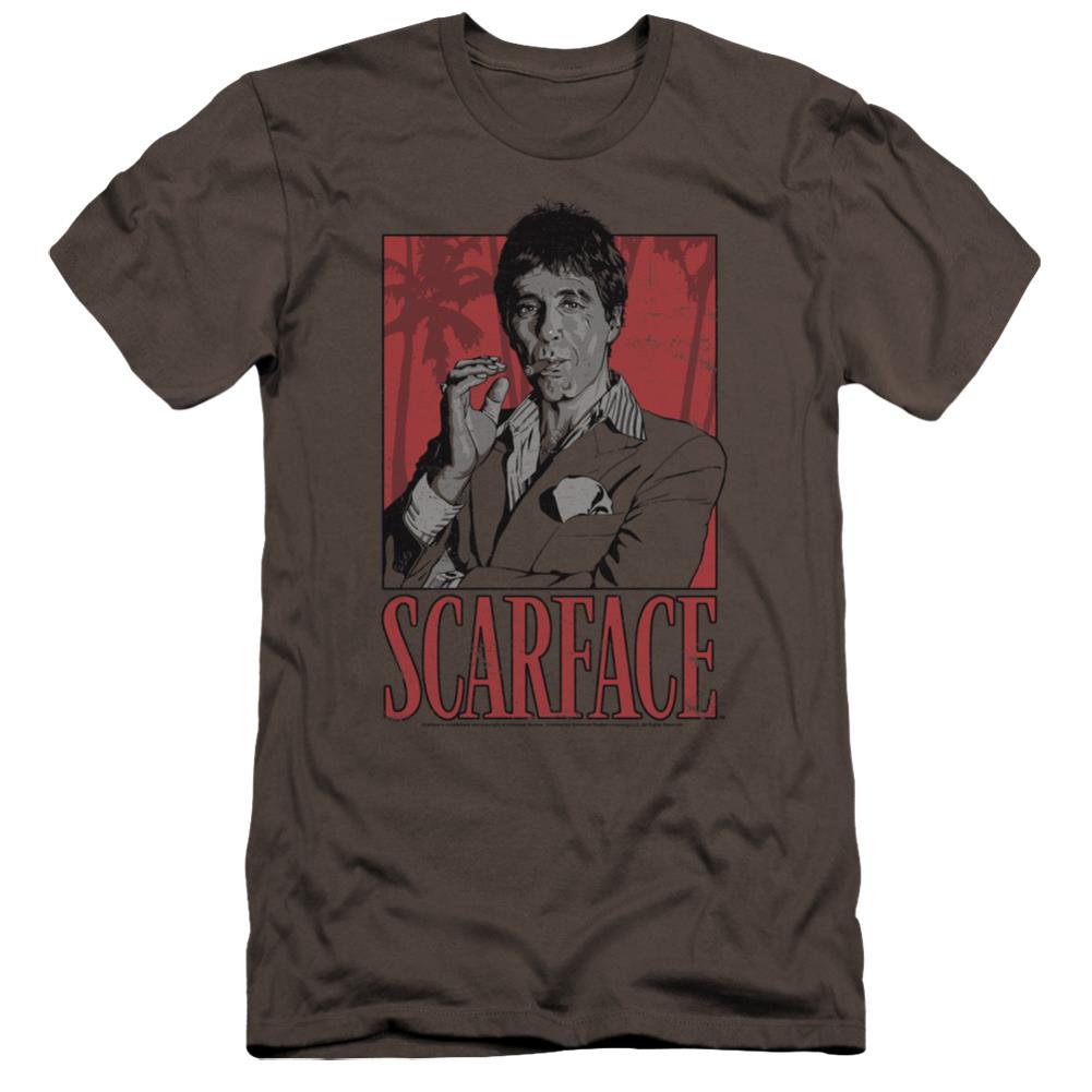 Scarface Tony Men's Ultra-Soft 30/1 Cotton Slim Short-Sleeve T-Shirt