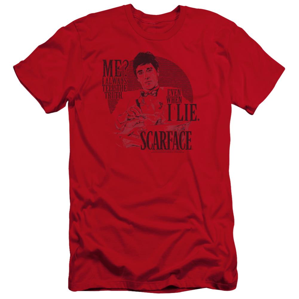Scarface Truth Men's Ultra-Soft 30/1 Cotton Slim Short-Sleeve T-Shirt