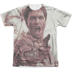 Scarface War Cry Men's Regular Fit Poly Cotton Short-Sleeve T-Shirt