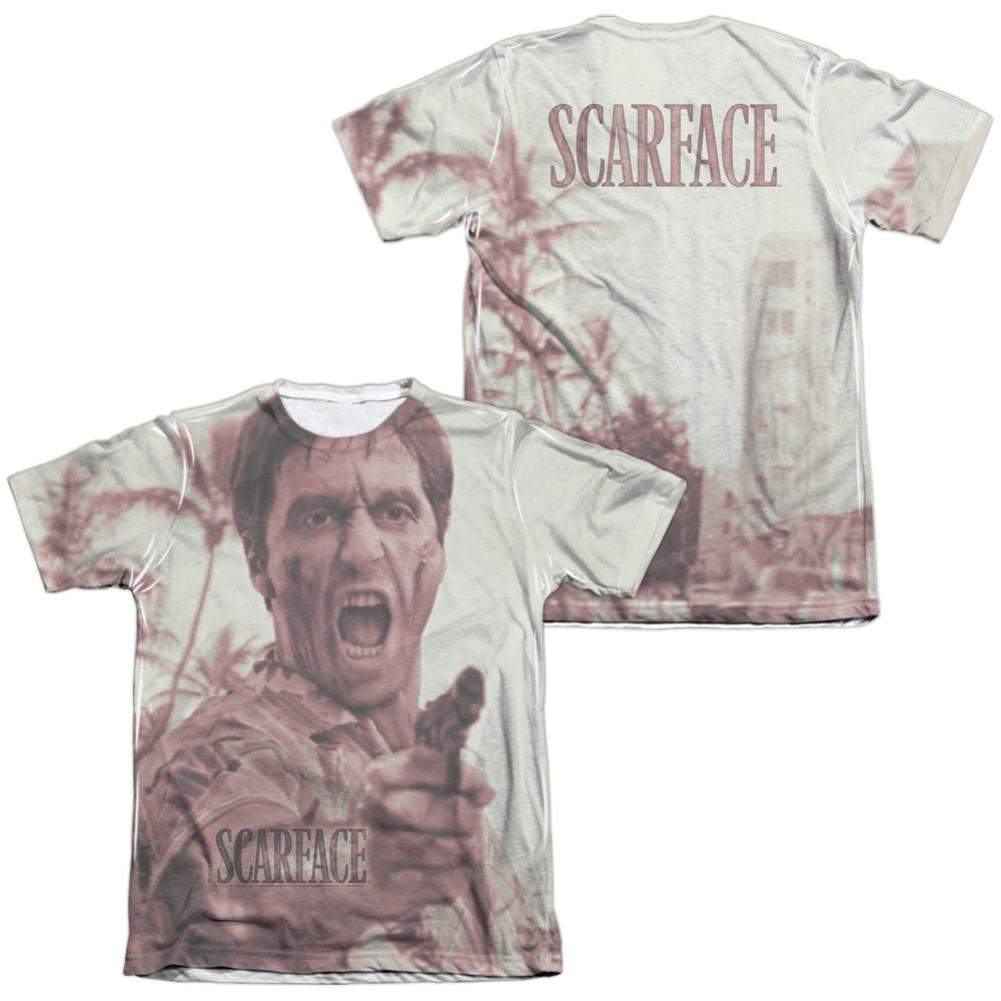 Scarface War Cry Men's Regular Fit Poly Cotton Short-Sleeve T-Shirt