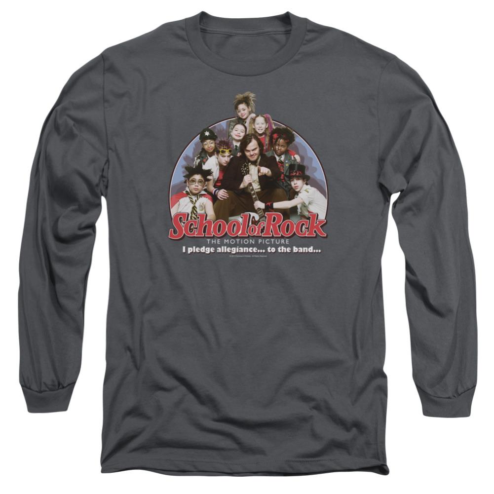 School Of Rock I Pledge Allegiance Men's 18/1 Cotton Long-Sleeve T-Shirt