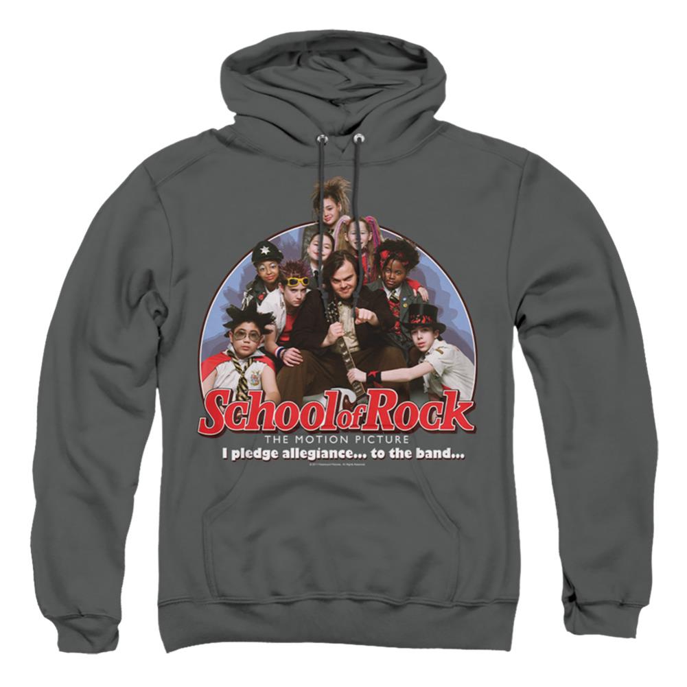 School Of Rock I Pledge Allegiance Men's Pull-Over 75 25 Poly Hoodie