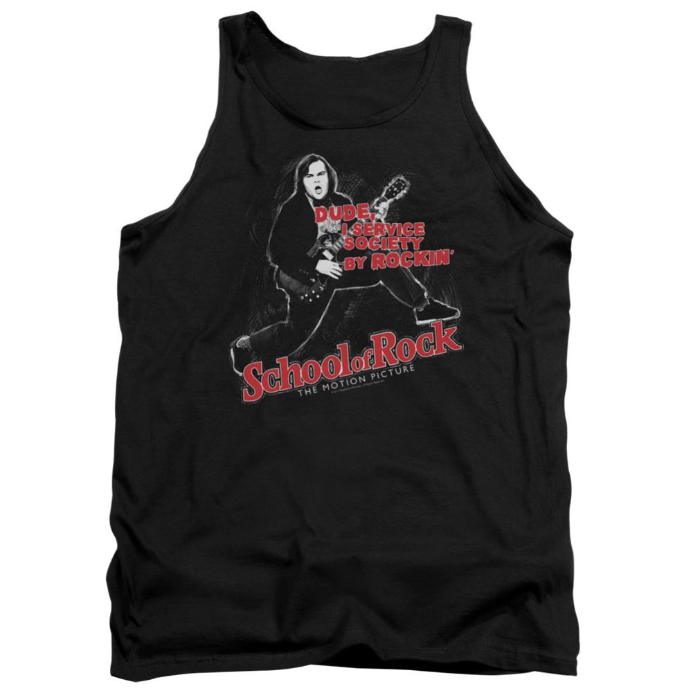 School Of Rock Rockin Men's 18/1 Cotton Tank Top