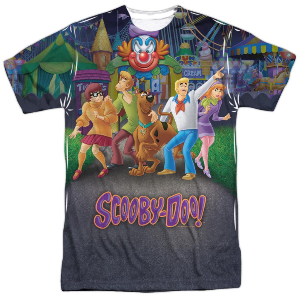 Scooby-Doo Amusement Park Men's Regular Fit Polyester Short-Sleeve T-Shirt