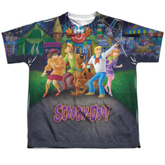 Scooby-Doo Amusement Park Youth Regular Fit Poly Short-Sleeve T-Shirt