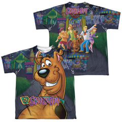 Scooby-Doo Big Dog (Front/Back Print) Youth Regular Fit Poly Short-Sleeve T-Shirt