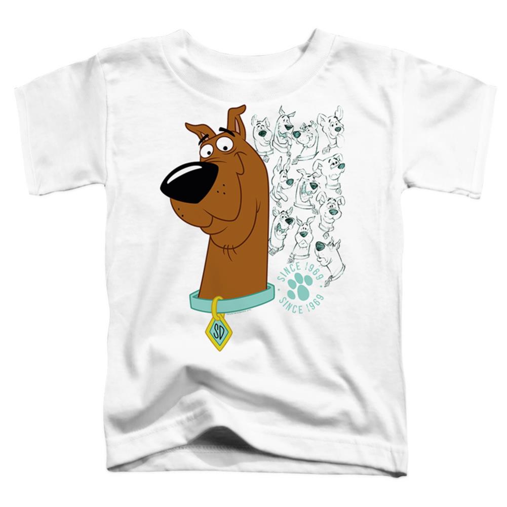 Scooby-Doo Evolution Of Scooby Doo Toddler 18/1 Cotton Short-Sleeve T-Shirt