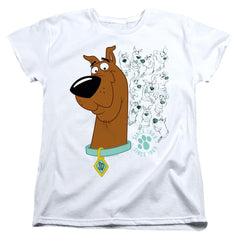 Scooby-Doo Evolution Of Scooby Doo Women's 18/1 Cotton Short-Sleeve T-Shirt