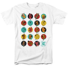 Scooby-Doo Heads Up Men's 18/1 Cotton Short-Sleeve T-Shirt