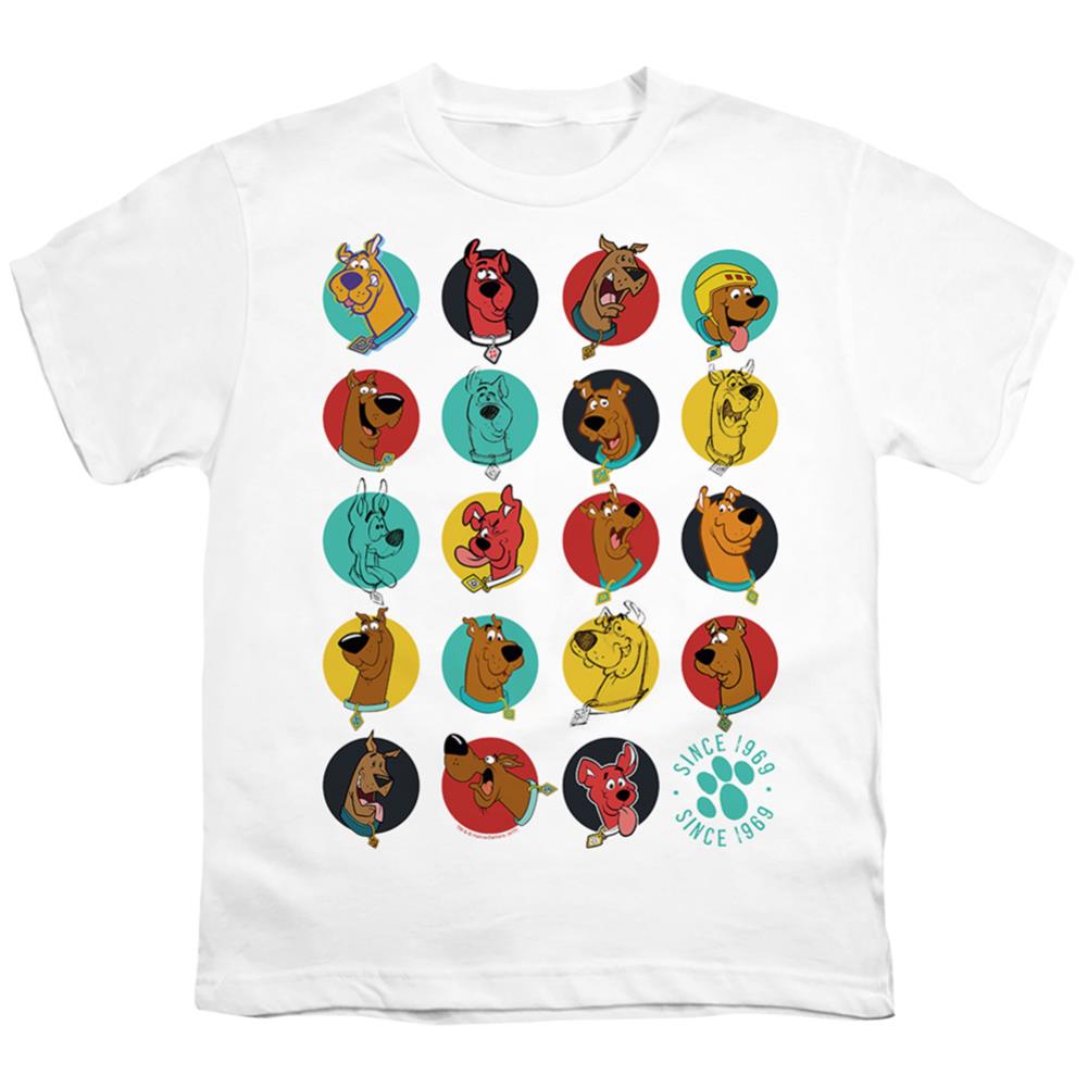Scooby-Doo Heads Up Youth 18/1 100% Cotton Short-Sleeve T-Shirt