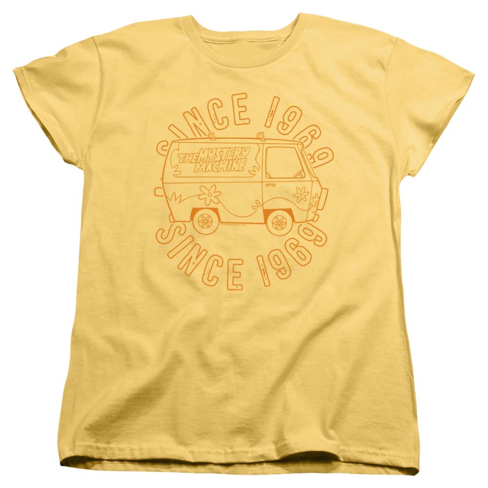Scooby-Doo Mystery Machine Women's 18/1 Cotton Short-Sleeve T-Shirt