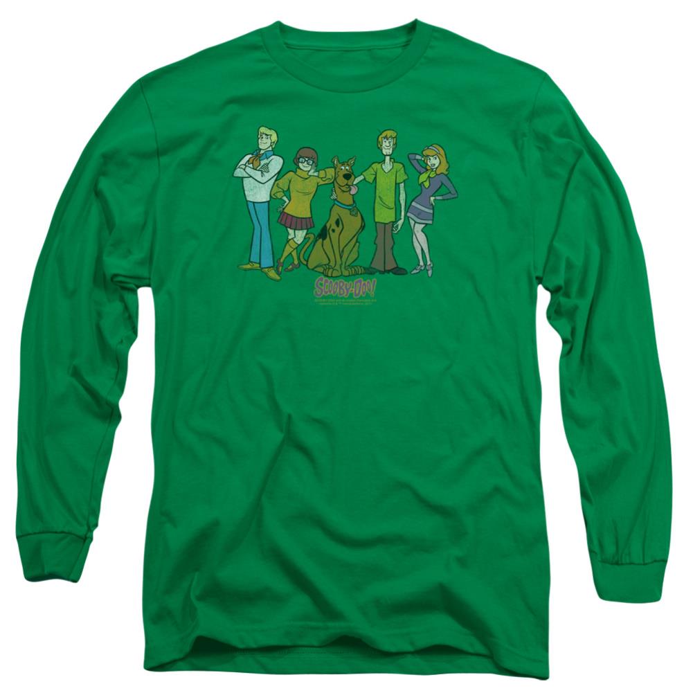 Scooby-Doo Scooby Gang Men's 18/1 Cotton Long-Sleeve T-Shirt
