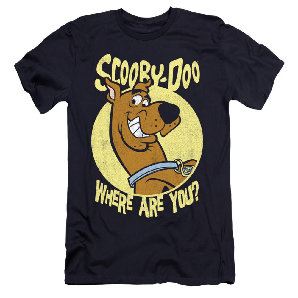 Scooby-Doo Where Are You Men's Ultra-Soft 30/1 Cotton Slim Short-Sleeve T-Shirt