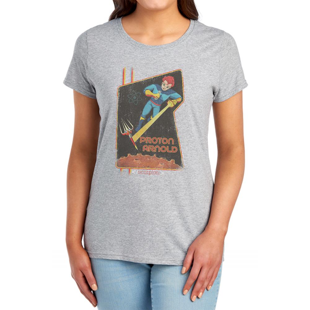 Scorpion Proton Arnold Poster Women's 18/1 Cotton Short-Sleeve T-Shirt