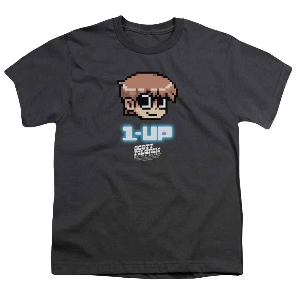 Scott Pilgrim VS. The World 1 Up Youth 18/1 100% Cotton Short-Sleeve T-Shirt