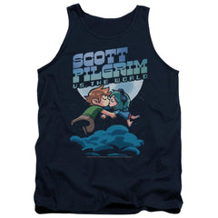 Scott Pilgrim VS. The World Lovers Men's 18/1 Cotton Tank Top